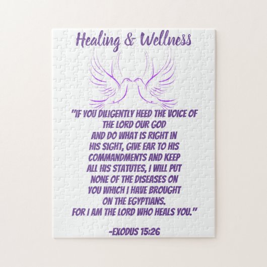 Puzzle Je suis le Seigneur qui vous guérit (Vertical)