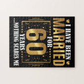 Puzzle Je suis marié depuis 60 ans 60e Mariage (Horizontal)