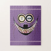 Puzzle Je suis PRONOID, optimiste et drôle citation de ch (Vertical)