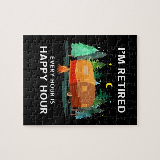 Puzzle Je suis retraité toutes les heures dans l'heure he (Horizontal)