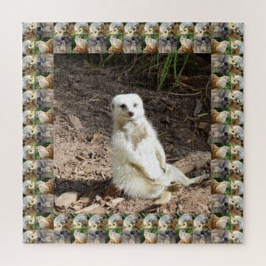 Puzzle Je Suis Un Véritable Meerkat Blanc, (Vertical)