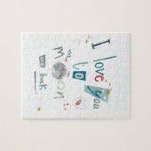 Puzzle Je t'aime à la lune et au dos (Horizontal)
