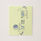 Puzzle Je t'aime à la lune et au dos (Vertical)