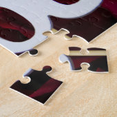 Puzzle Je T'Aime | Bloquer le coeur du texte sur les rose (Côté)