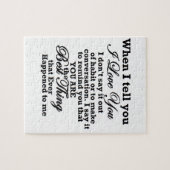 Puzzle Je t'aime, la meilleure chose jamais ! (Horizontal)