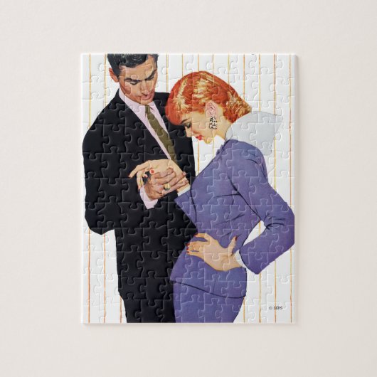 Puzzle Je T'Aime, Maman Fille (Vertical)