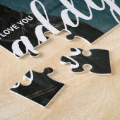 Puzzle Je T'Aime Papa Type Moderne Photo personnalisée (Côté)