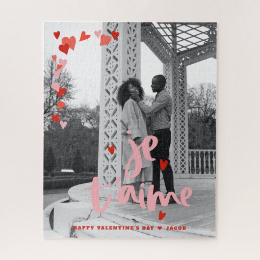 Puzzle Je t'aime | Photo de Valentine Couple (Vertical)