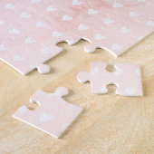 Puzzle Je T'Aime Un Latte Cute Kawaii Coffee Cup & Hearts (Côté)