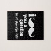 Puzzle Je te moustache une question (Horizontal)