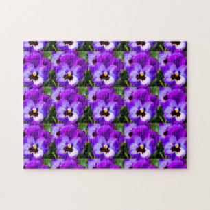 Puzzle Je vais Crazy Over Pansies Puzzle! Bonne Chance !