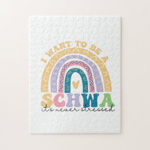 Puzzle Je veux être un schwa La science n'est jamais stre