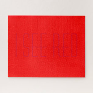 Puzzle je vois du rouge
