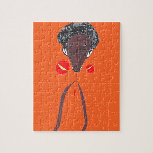 Puzzle Je vous aime Nakupenda Swahili (Vertical)