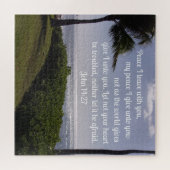 Puzzle Jean 14:27 Paix Je pars avec toi (Horizontal)