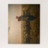 Puzzle Jean-Francois Millet - Berger et troupeau 1863 (Vertical)