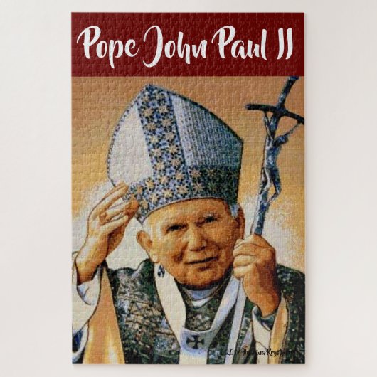 Puzzle Jean-Paul II JIGSAW PUZZLE...LE PAPE POLONAIS (Vertical)