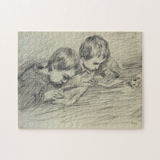 Puzzle Jean-Pierre Hoschedé & Michel Dessin Monet Fine (Horizontal)