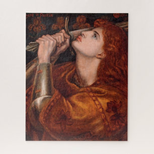 Puzzle Jeanne d'Arc (Portrait) (par Dante Gabriel Rossett