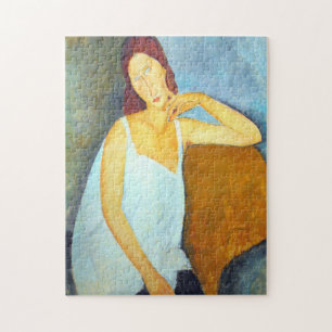 Puzzle Jeanne Hebuterne By Amedeo Modigliani