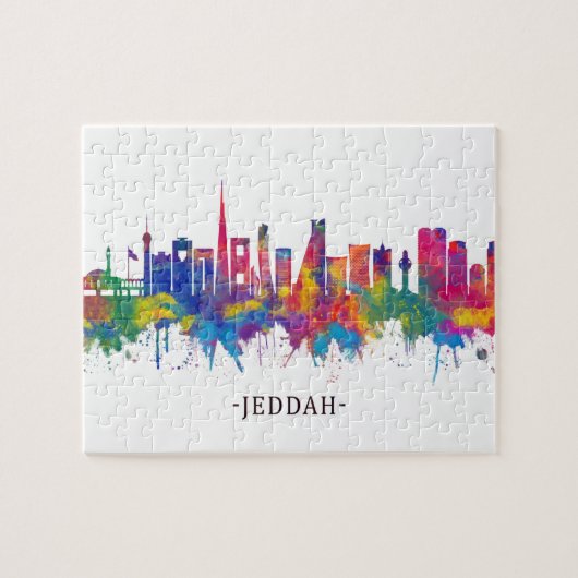 Puzzle Jeddah Arabie Saoudite Skyline (Horizontal)