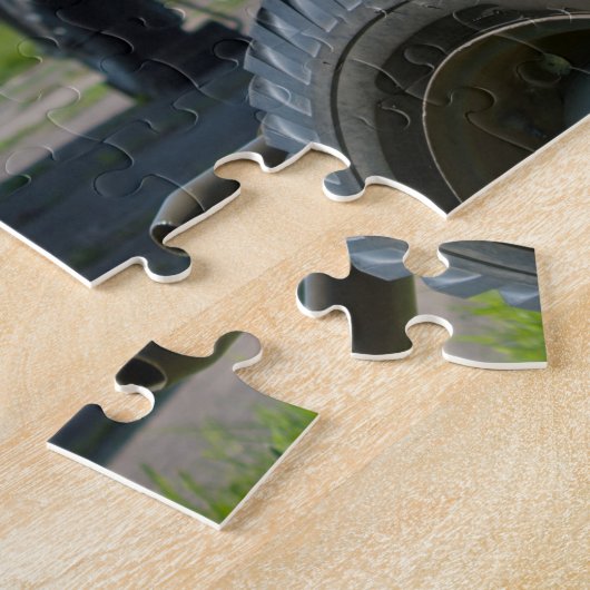 Puzzle Jeep et avion (Côté)