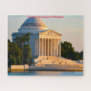 Puzzle Jefferson Memorial Washington .Vœux de Noël