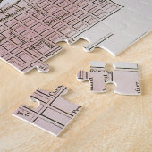 PUZZLE JEFFERSONVILLE, INDIANA : CARTE (Côté)