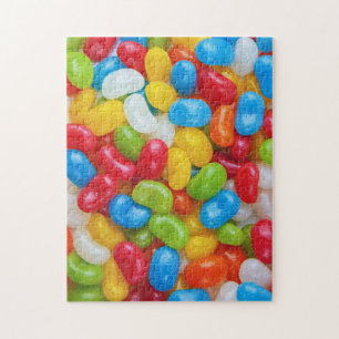 Puzzle Jelly Beans, Rainbow Coloured & Sweet