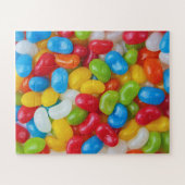 Puzzle Jelly Beans, Rainbow Coloured & Sweet Candy (Horizontal)