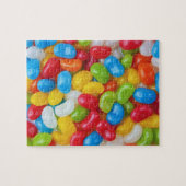 Puzzle Jelly Beans, Rainbow Coloured & Sweet Candy (Horizontal)