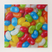 Puzzle Jelly Beans, Rainbow Coloured & Sweet Candy (Horizontal)