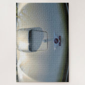 Puzzle Jensen CV8, Tourisme sportif britannique vintage (Vertical)