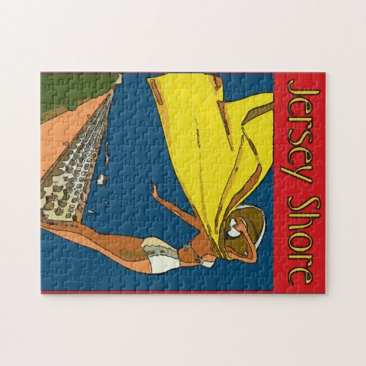 Puzzle Jersey Shore Gal (Horizontal)