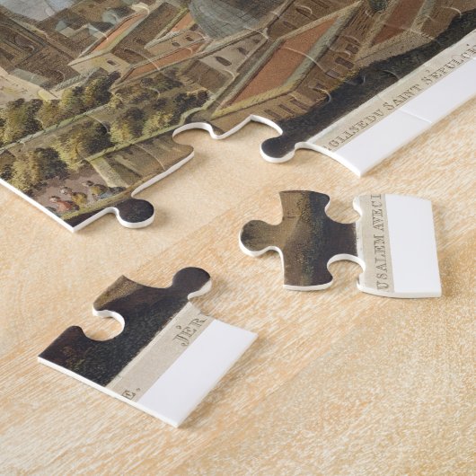 Puzzle Jérusalem avec l'église de la tombe sainte, p (Côté)