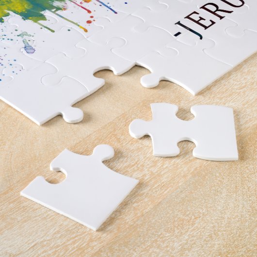 Puzzle Jérusalem Israel Skyline (Côté)