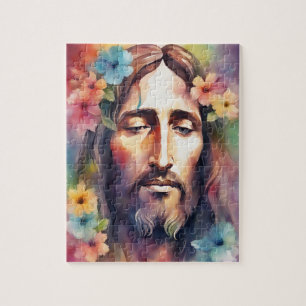 Puzzle Jésus aquarelle