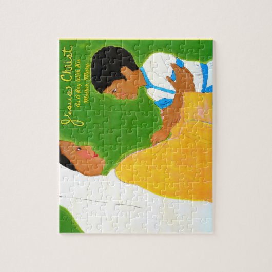 Puzzle Jésus avec sa mère (Vertical)