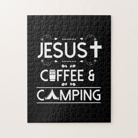 Puzzle Jesus Café Et Camping (Vertical)