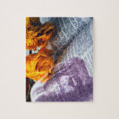 Puzzle Jésus Christ Bible Rose jaune (Vertical)