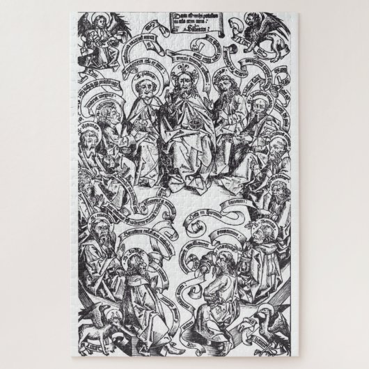 Puzzle Jésus-Christ et les 12 Apôtres (Vertical)
