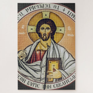 Puzzle Jésus-Christ Pantocrator Art iconographique byzant