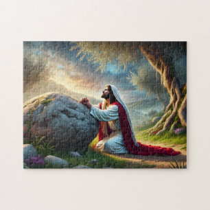 Puzzle Jésus-Christ Prière de Gethsémani Jardin chrétien