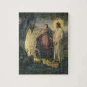 Puzzle Jésus Christ ressuscité par la tombe par ML Greer (Vertical)