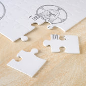 Puzzle Jésus en argent (Côté)