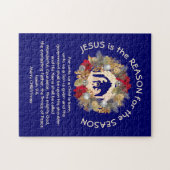 Puzzle JÉSUS EST LA RAISON DE Noël Christian (Horizontal)