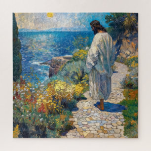 Puzzle Jésus et l'impressionnisme marin