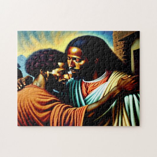 Puzzle Jésus guérit un casse-tête aveugle (Horizontal)