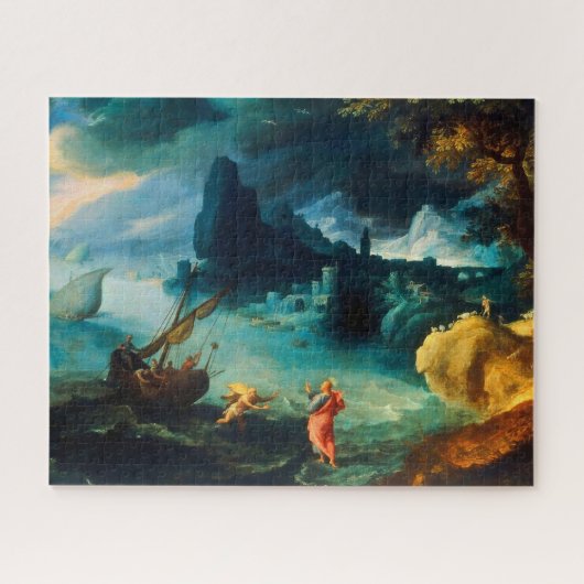 Puzzle Jésus marchant sur la mer de Galilée Paul Bril 159 (Horizontal)