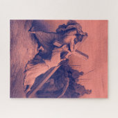 Puzzle Jésus tombant sous la bible croisée de | (Horizontal)